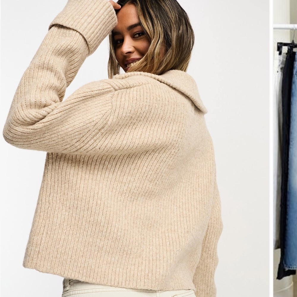 ASOS Design Zip Cardigan - Picture 2 of 8